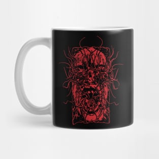Dark, Dreary, and Deathly #2 (Red) Mug
